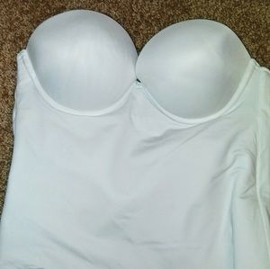 Straples White wedding corset